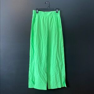 Lululemon Vibrant Green Wide-Leg Pants
